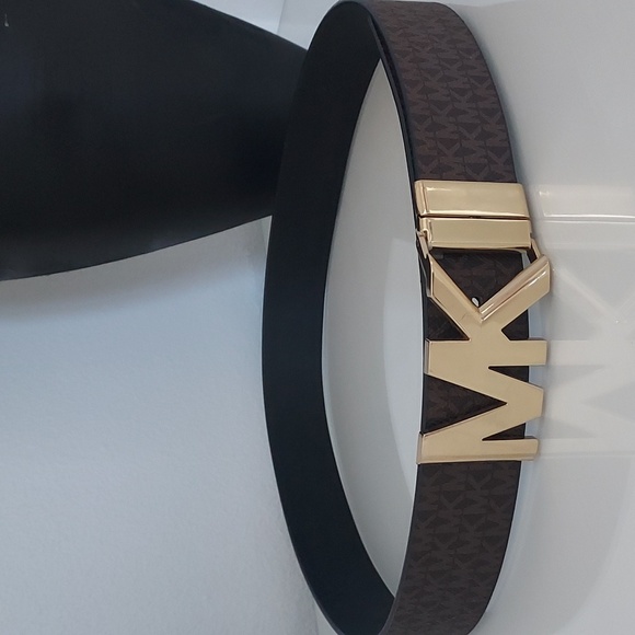 Michael Kors Accessories - Michael Kors Reversible Logo Monogram Belt